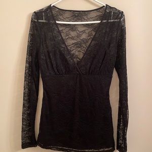 Guess Long-Sleeved Lace shirt-Size M